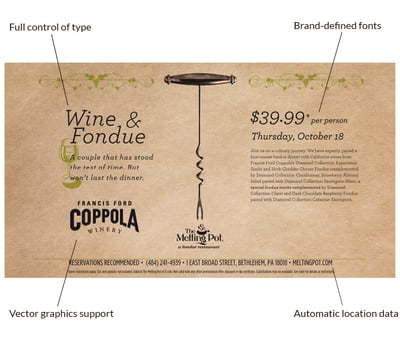 The Melting Pot local marketing Templates